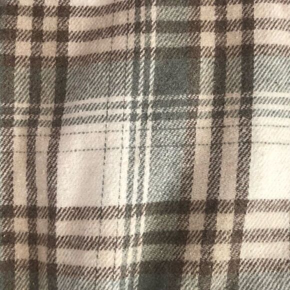 Shein plaid cropped snap down collared jacket size med - Picture 5 of 5